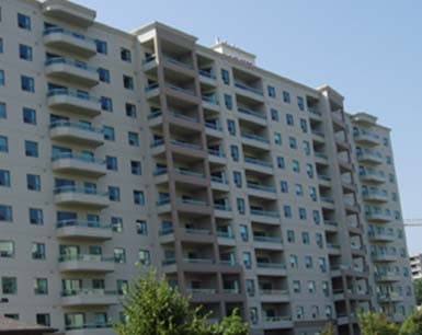 Walls and roof coatings application