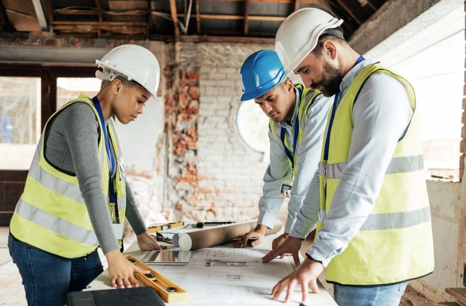 Commercial construction and grading project