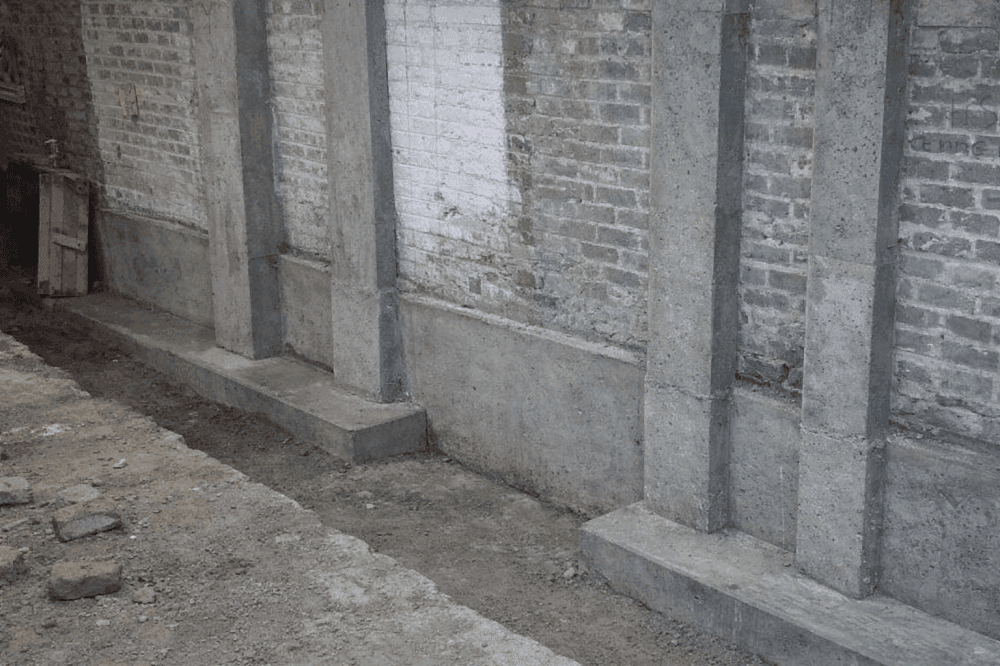 Completed drain service work
