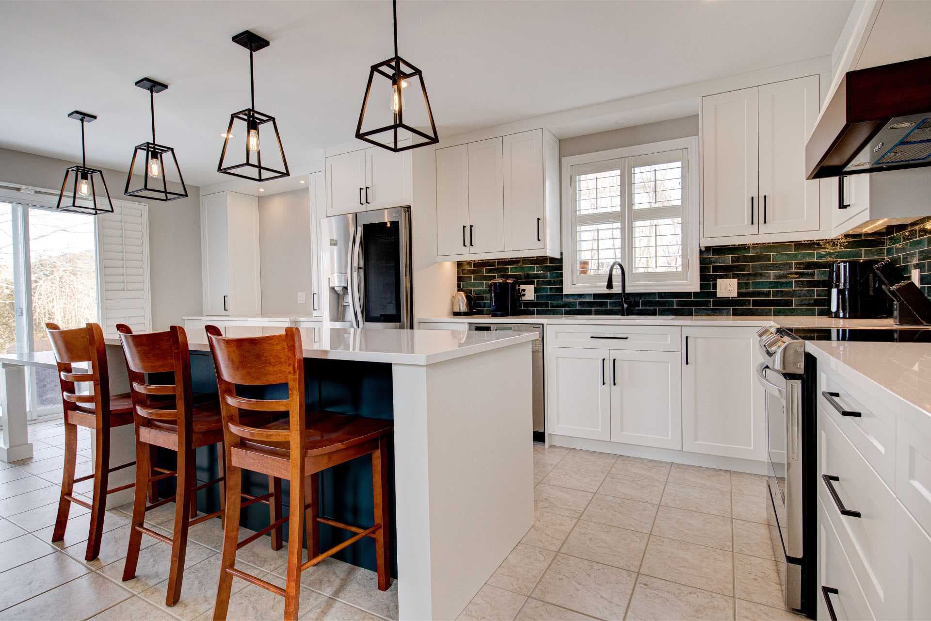 Kitchen renovation showcasing Westmount Craftsmen workmanship
