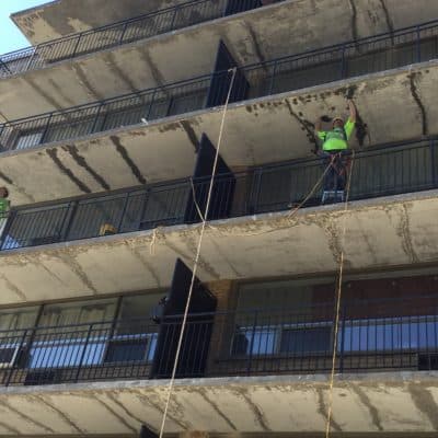 Balcony repair project — Armour Restoration