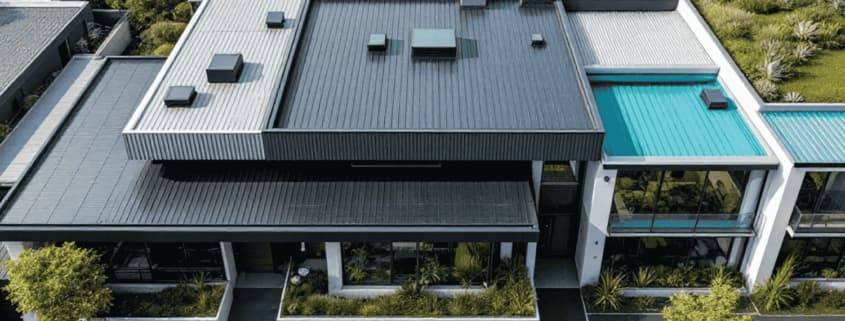 Flat roof section showing wear before repair by Cambridge Flat Roofing