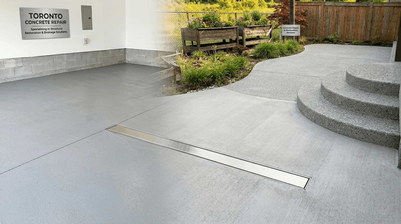 Bright and protected concrete floor after epoxy installation