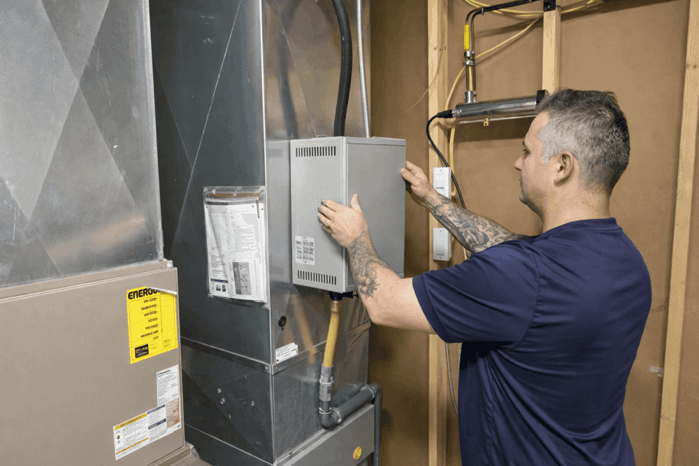 Seasonal HVAC checkup and tune-up